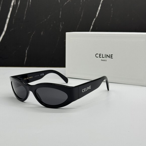 NEW CELINE CL40288I 01A BLACK WOMEN SUNGLASSES CELINE - Picture 3 of 11